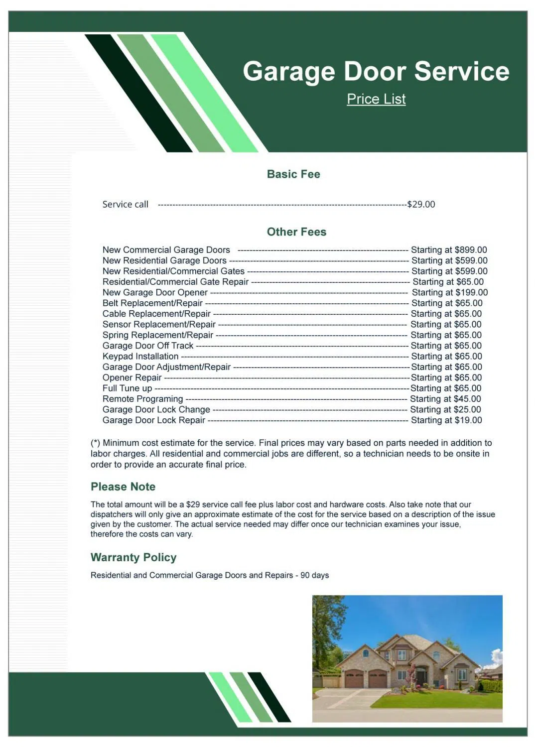 Dania Beach Garage Door And Opener Dania Beach, FL 954-998-1129